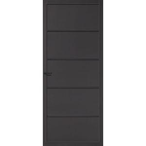 Cando Capital Binnendeur Birmingham Zwart Opdek Links 83x201,5 Cm