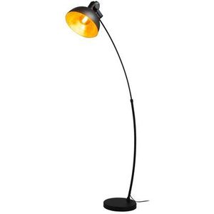 Eglo Vloerlamp Jaafra Zwart Goud E27 | Vloerlampen