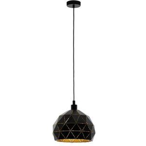 Eglo Hanglamp Roccaforte Goud Zwart E27 | Hanglampen