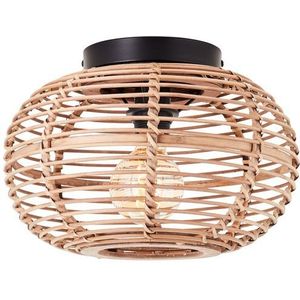 Brilliant Plafondlamp Woodball Rotan ⌀32cm E27 | Plafondlampen