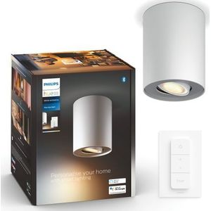 Philips Hue Opbouwspot Pillar Wit Gu10 5w Met Dimmer Switch | Slimme verlichting