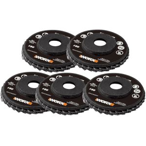 Worx Schuurwielset Voor Makerx K80 – 5 Stuks