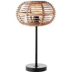 Brilliant Tafellamp Woodball Rotan ⌀28cm E27