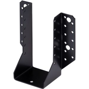 Alberts Balkdrager U-vorm Zwart 76x152mm | Balkdragers & raveeldragers