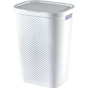 Curver Wasmand Infinity Dots Wit 60l - 100% Recycled