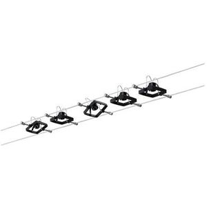Paulmann Railsysteem Spot Mac Ii Zwart Mat Metaal Kunststof Gu5,3 5x10w | Spots