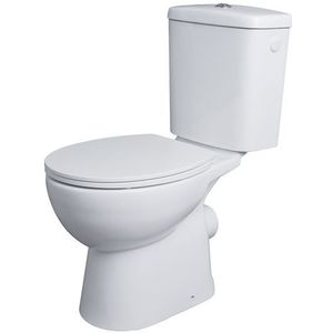 Aquavive Duoblok Toilet Avisio I Pk Aansluiting I Randloos Toiletpot Wit