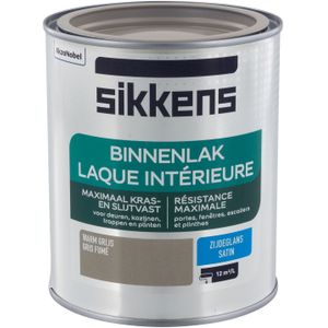 Sikkens Binnenlak Zijdeglans Warm Grijs 0,75l