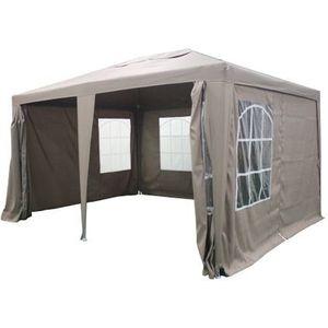 Central Park Partytent Party Swing Taupe 3x4m