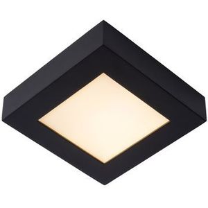 Lucide Plafondlamp Brice Zwart 15w | Badkamerverlichting