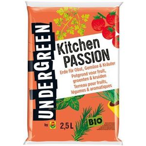 Compo Undergreen Kitchen Passion Bio Potgrond Fruit, Groenten & Kruiden 2,5l
