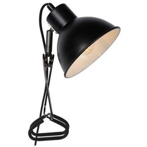 Lucide Klemlamp Moys Zwart E27 | Tafellampen