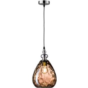 Fischer & Honsel Plafondlamp Uller Druppel Bruin E27 | Hanglampen