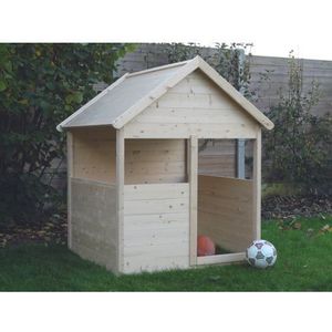 Solid Kinderspeelhuis Traditional Hout 120 X 120 Cm