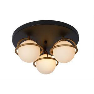 Lucide Plafondlamp Isobel Zwart ⌀38cm 3xg9 | Badkamerverlichting