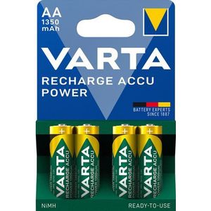 Varta Oplaadbare Batterij Recharge Accu Power Aa 1350 Mah 4st