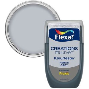 Flexa Creations Muurverf Tester Heron Grey 30ml | Verf testers