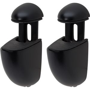 Duraline Plankdrager Clip Select Mini S/2 Mat Zwart