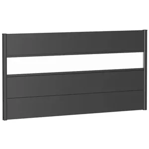 YardMate Pent Plus Tuinhuis PVC 170x92 Cm – Lichtgrijs/donkergrijs, Onderhoudsvrij