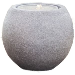 Heissner terras fontein ball LED graniet