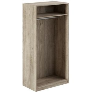 Hangkast Module Met Plank Eiken 200x100cm | Kasten