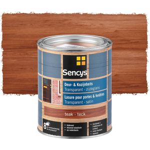 Sencys Beits Ramen En Deuren Semi-transparant Zijdeglans Donker Eiken 0,75l