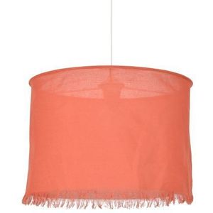 Corep Hanglamp Linen Rood E27 | Hanglampen