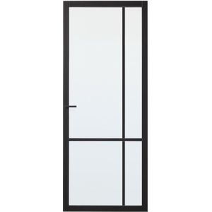 Cando Industrial Binnendeur Carno Blank Glas Opdek Rechts 88x201,5 Cm