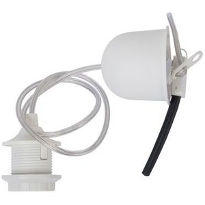 Corep Pendellamp Plastic Transparant E27 | Hanglampen