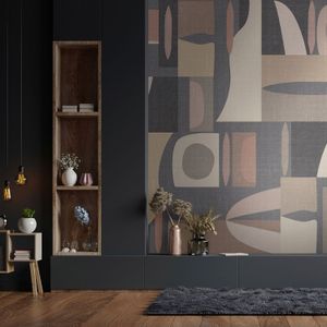 Fotobehang Smart Art Gallery 46975 - Antraciet - Taupe - Grijs-beige - 2,70 M X 212 Cm | Fotobehang