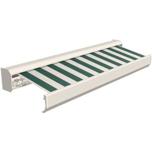 Domasol Knikarmscherm F30 Motor Schakelaar Ral 9001 Dessin Doek D517 500x300cm