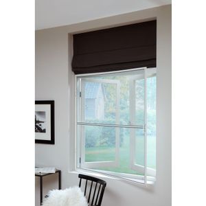 Cando Raamhor Standaard - Wit Profiel - Grijs Gaas - 85x105cm