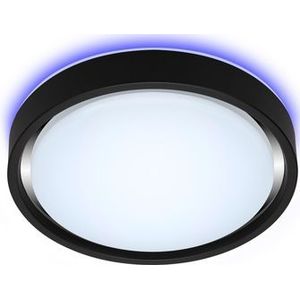 Briloner Plafondlamp Talena Zwart ⌀36cm Met Sensor | Plafondlampen