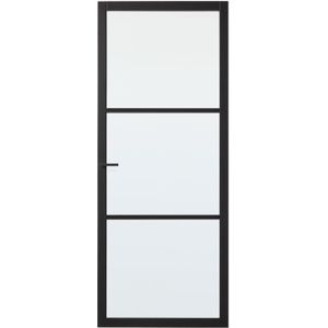 Cando Industrial Binnendeur Scampton Blank Glas Opdek Links 83x201,5 Cm
