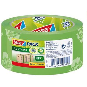 Tesa-pack Eco & Strong Verpakkingstape Groen 50mmx66m | Tape & lijm