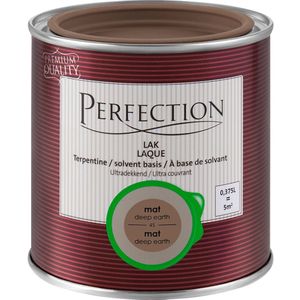 Perfection Lak Ultradekkend Mat Terpentine Deep Earth 375ml