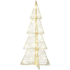 Kerstboom Goud 30led 35x35x79cm | Kerstverlichting