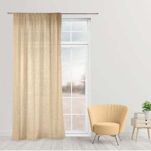 Vitrage Sahara Beige Haken 140 X 245 Cm