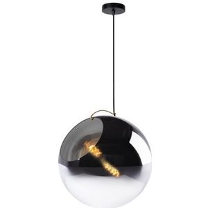 Lucide Hanglamp Jazzlynn Gerookt Glas E27 | Hanglampen