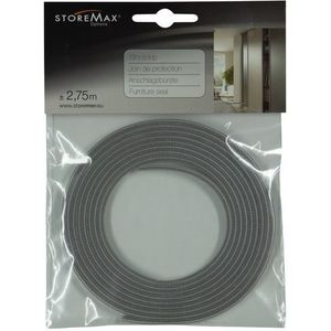 Storemax Basic Stootstrip Voor Schuifdeur Grijs 2,75m