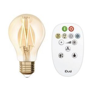 Idual Ledfilamentlamp A60 Amber E27 9w | Slimme verlichting