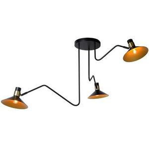 Lucide Plafondlamp Pepijn Zwart ⌀108cm 3xe14
