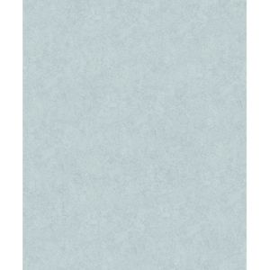 Vliesbehang Uni Met Wolkerige Textuur Licht Turquoise - Groen
