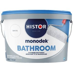 Histor Monodek Bathroom White 2,5l | Muurverf