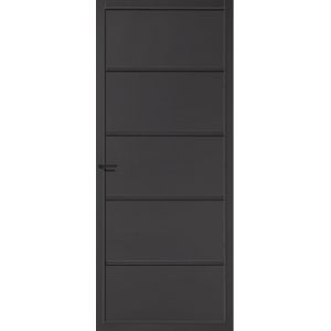 Cando Capital Binnendeur Birmingham Zwart Stomp Rechts 78x211,5 Cm