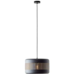 Brilliant Hanglamp Tyas Zwart Goud ⌀38cm E27 | Hanglampen