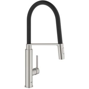 Grohe Keukenmengkraan Feel Met Uittrekbare Handdouche Supersteel Mat