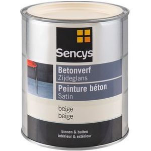 Sencys Betonverf Zijdeglans Beige 750ml