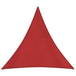 Windhager Schaduwdoek Cannes Driehoekig 5m Rood | Schaduwdoeken