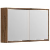 Allibert Spiegelkast Sorento 120cm Eiken Cognac | Badkamermeubelen